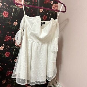 For Love And Lemons White Mini Dress